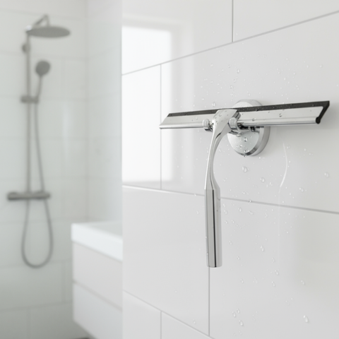 Narsati PureStream™ – Escobilla de Ducha de Acero Inoxidable