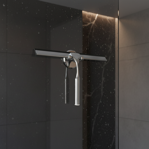 Narsati PureStream™ – Escobilla de Ducha de Acero Inoxidable