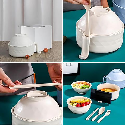 Narsati Ramen Delight™ – Set de Bol Artesanal 6 en 1