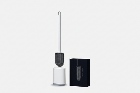 Narsati PureBrush™ – Escobilla de Baño de Silicona e Inox