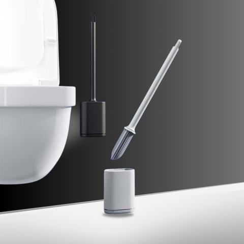 Narsati PureBrush™ – Escobilla de Baño de Silicona e Inox