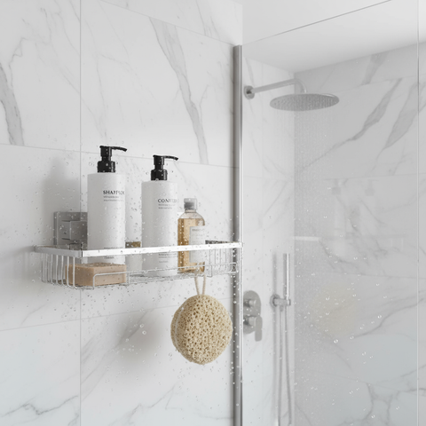 Narsati Nexus™ – Estante de Ducha con Succión Ultra-Fuerte
